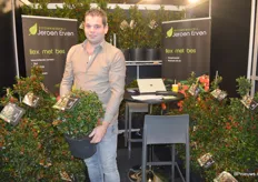 Jeroen Erven van de gelijknamige boomkwekerij, die, zoals te zien en lezen is, gespecialiseerd is in de ilex met bes.